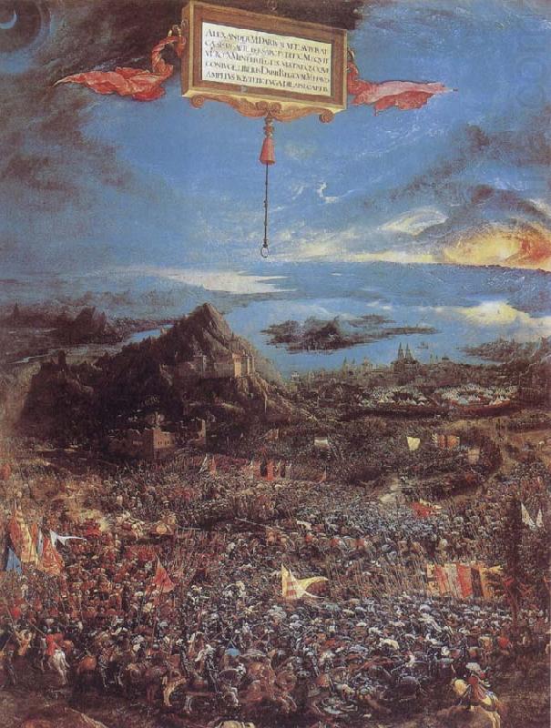 Albrecht Altdorfer The Battle at the Issus china oil painting image